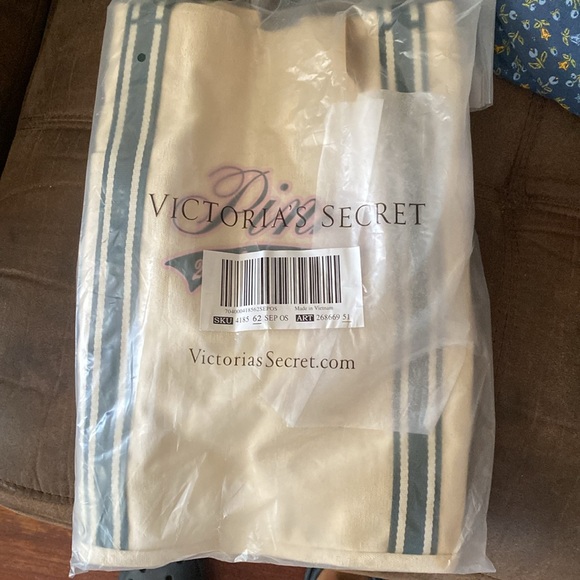Victoria's Secret Mini Canvas Tote Bag - Picture 4 of 6